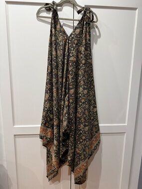 Multicolor Paisley High/Low Jumpsuit Romper